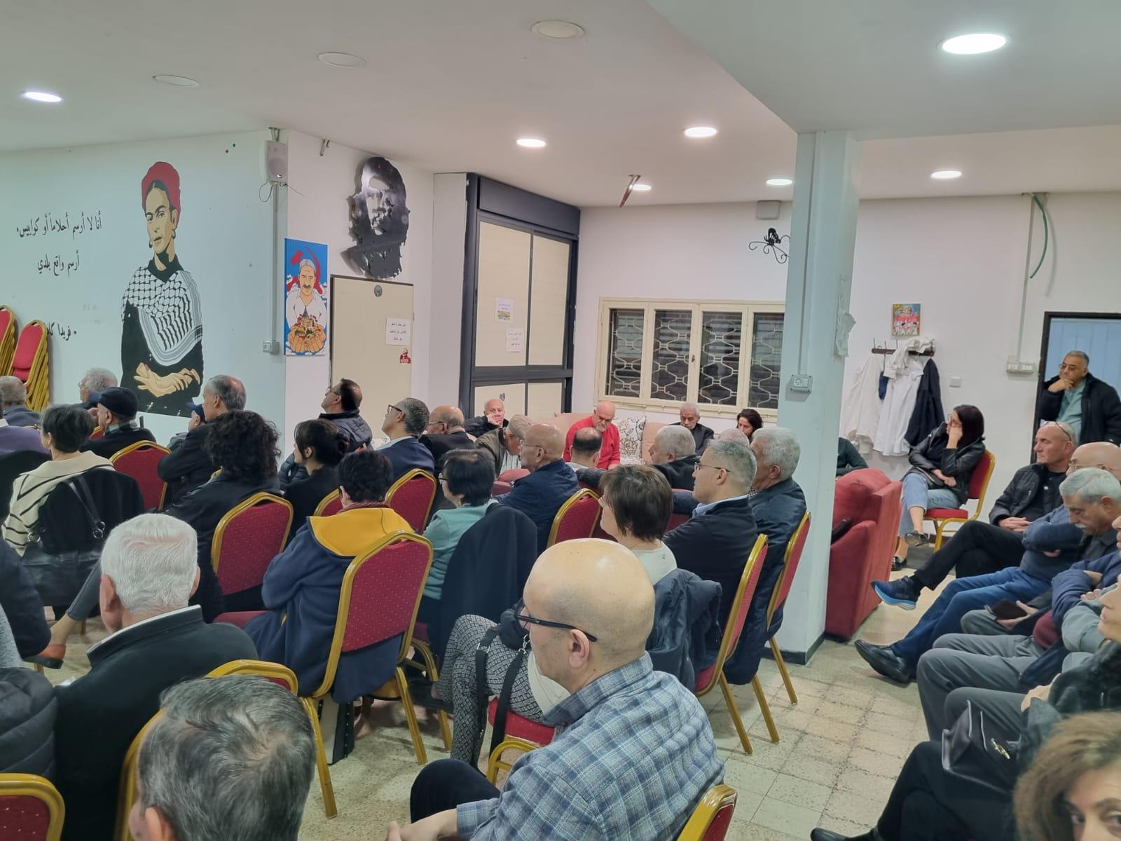 في ندوة حاشدة بالناصرة: د. يوسف جبارين يحذّر من مقترحات القوانين الاستبدادية واستهداف الحريات الأساسية