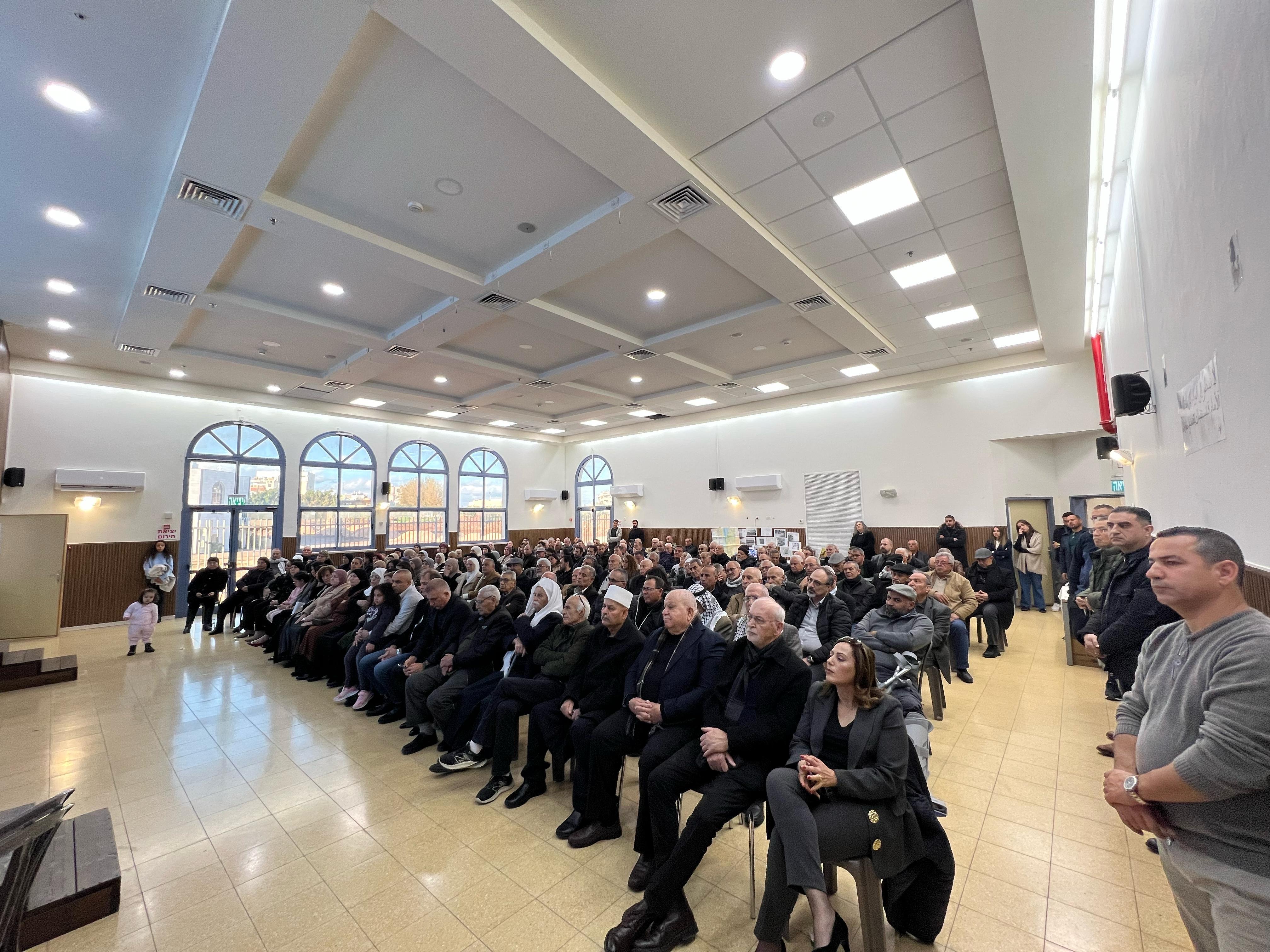 حفل تأبين مهيب للمناضل الراحل صالح أبو عيشة (أبو غسان) في الجديدة المكر