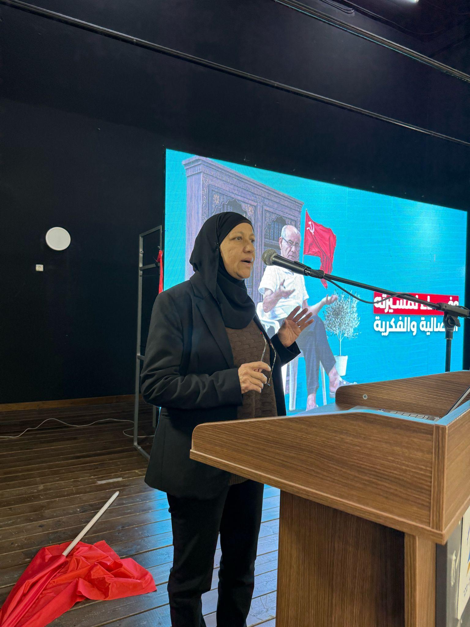 حفل تأبين مهيب للمناضل الراحل صالح أبو عيشة (أبو غسان) في الجديدة المكر