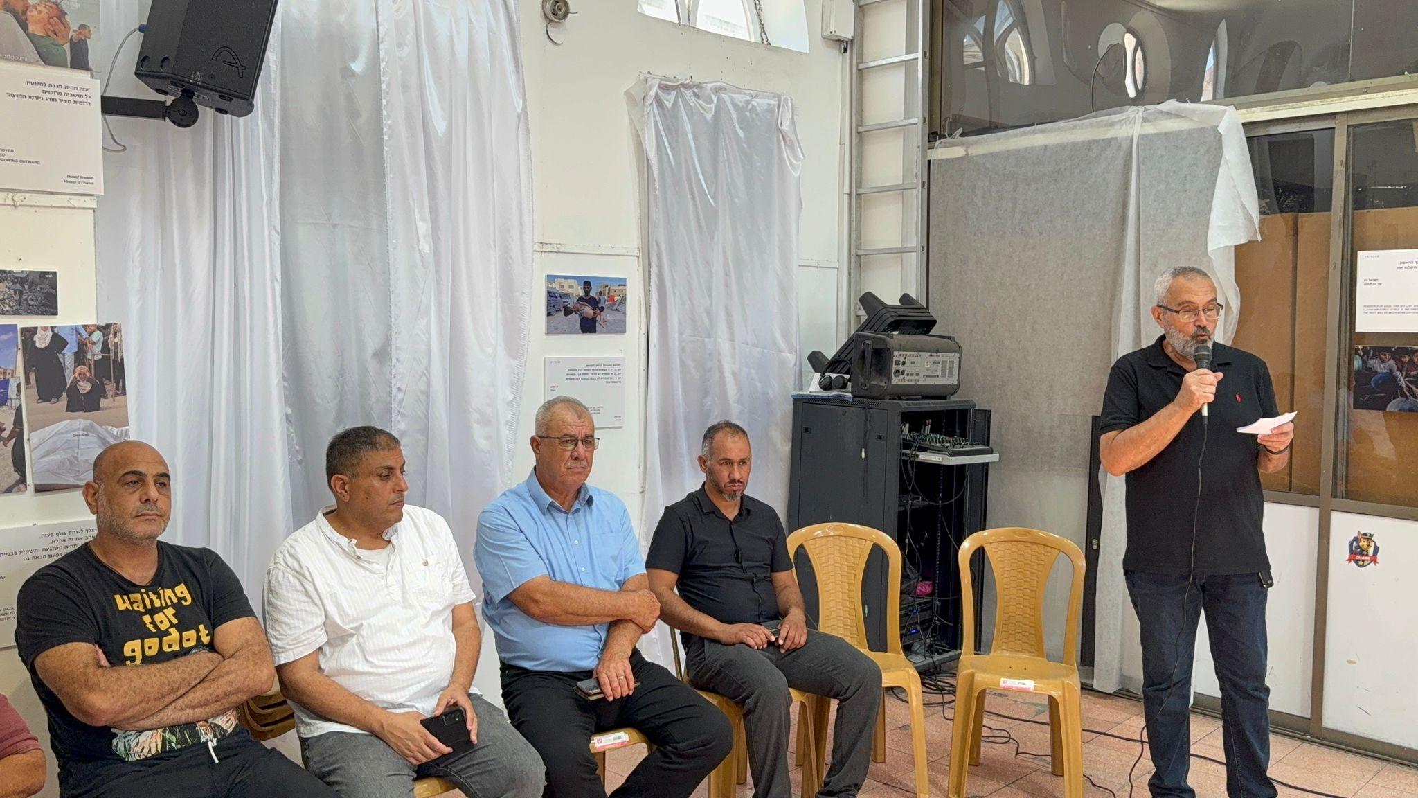 بدء اضراب لجنة المتابعة عن الطعام ضد حرب الإبادة والتجويع والتهجير ووصول وفود أولى