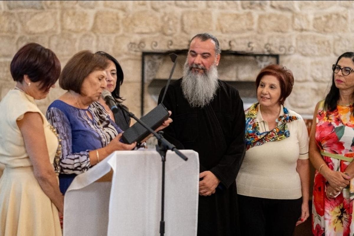 في أمسية محبّة ووفاء مهيبة: حيفا تكرّم الأب أغابيوس أبي سعدة