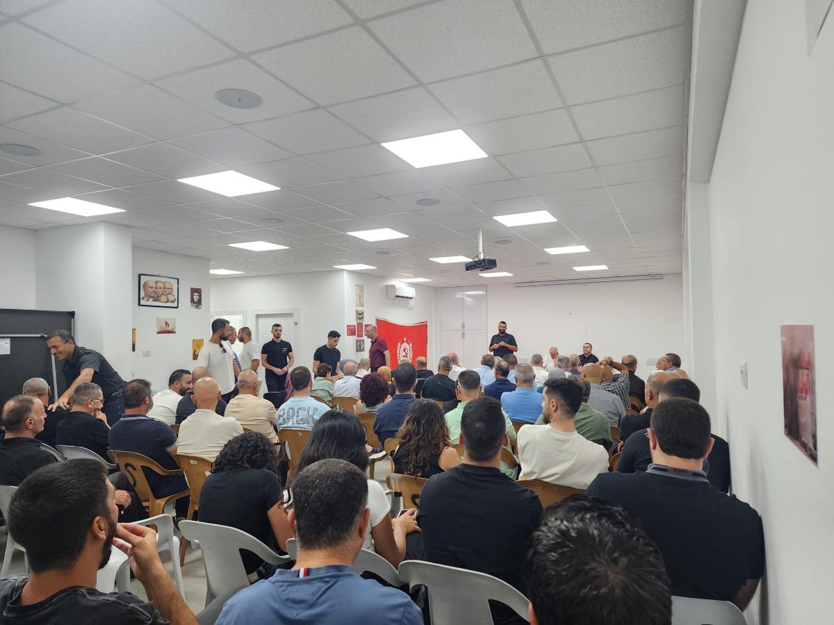 جبهة سخنين الديمقراطية تنتخب هيئاتها باجتماع حاشد واجواء رفاقية