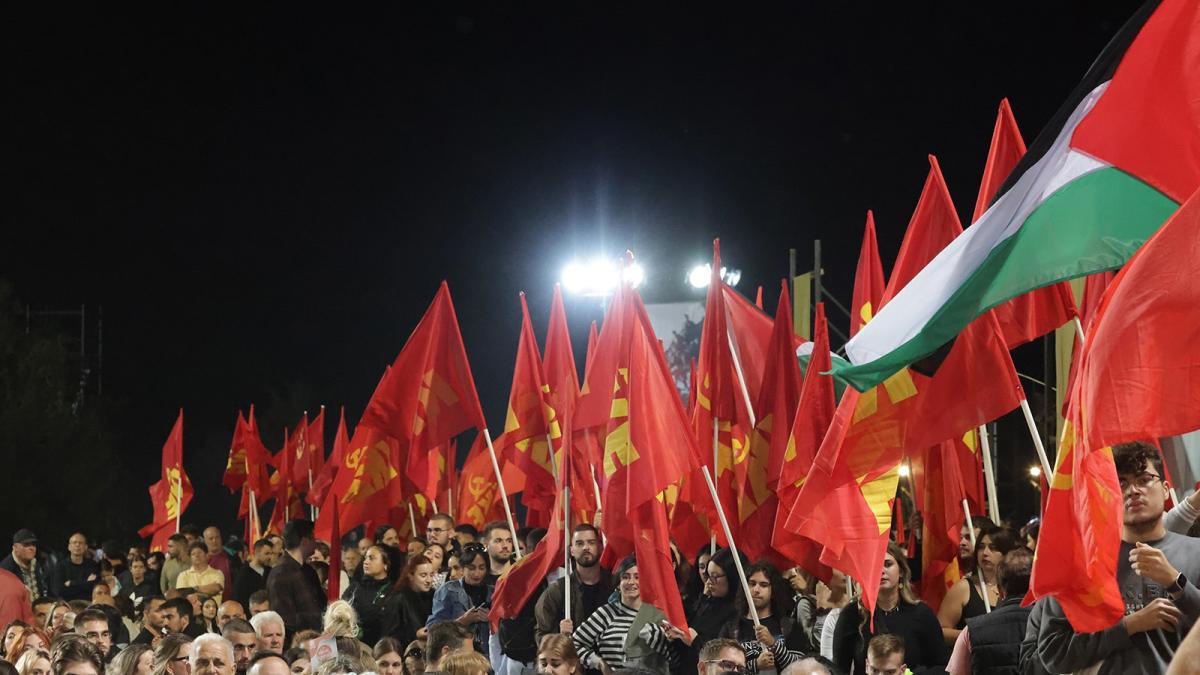 الالاف في مهرجان الشبيبة الشيوعية اليونانية: لأجل الاشتراكية والتقدم ودعما للشعب الفلسطيني