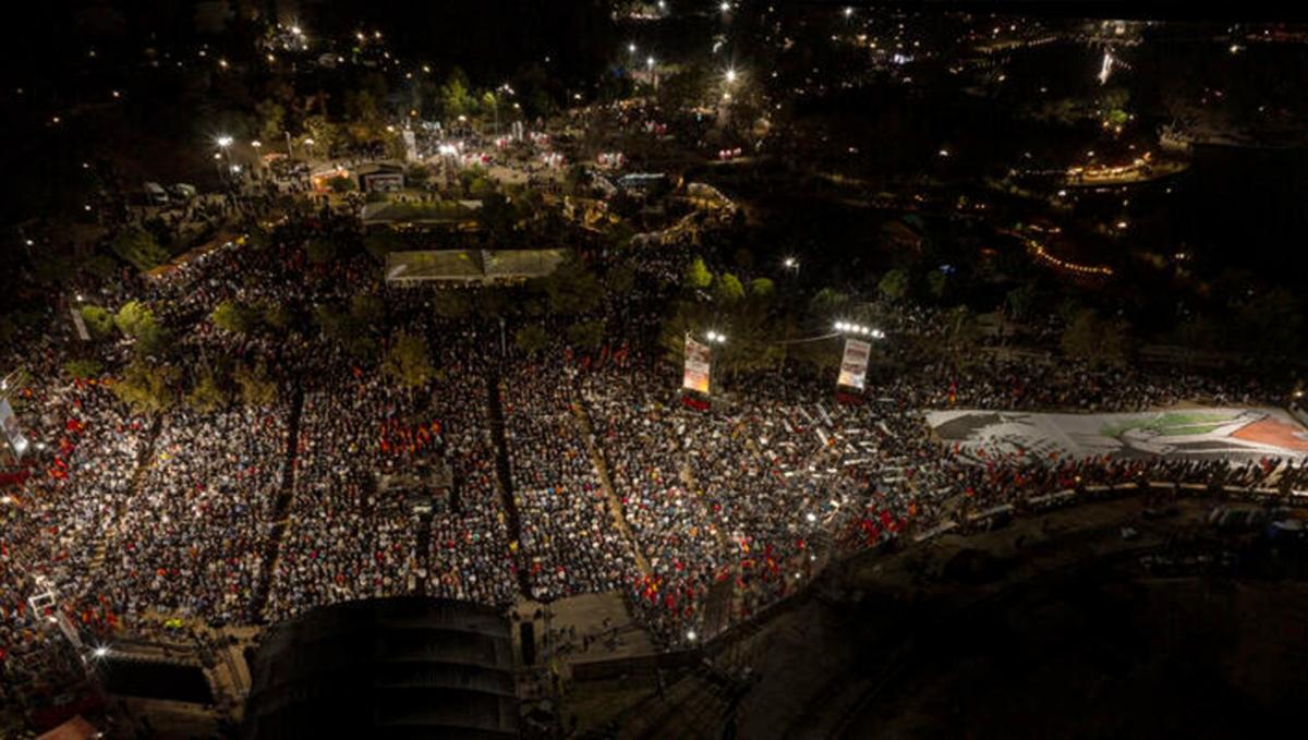 الالاف في مهرجان الشبيبة الشيوعية اليونانية: لأجل الاشتراكية والتقدم ودعما للشعب الفلسطيني