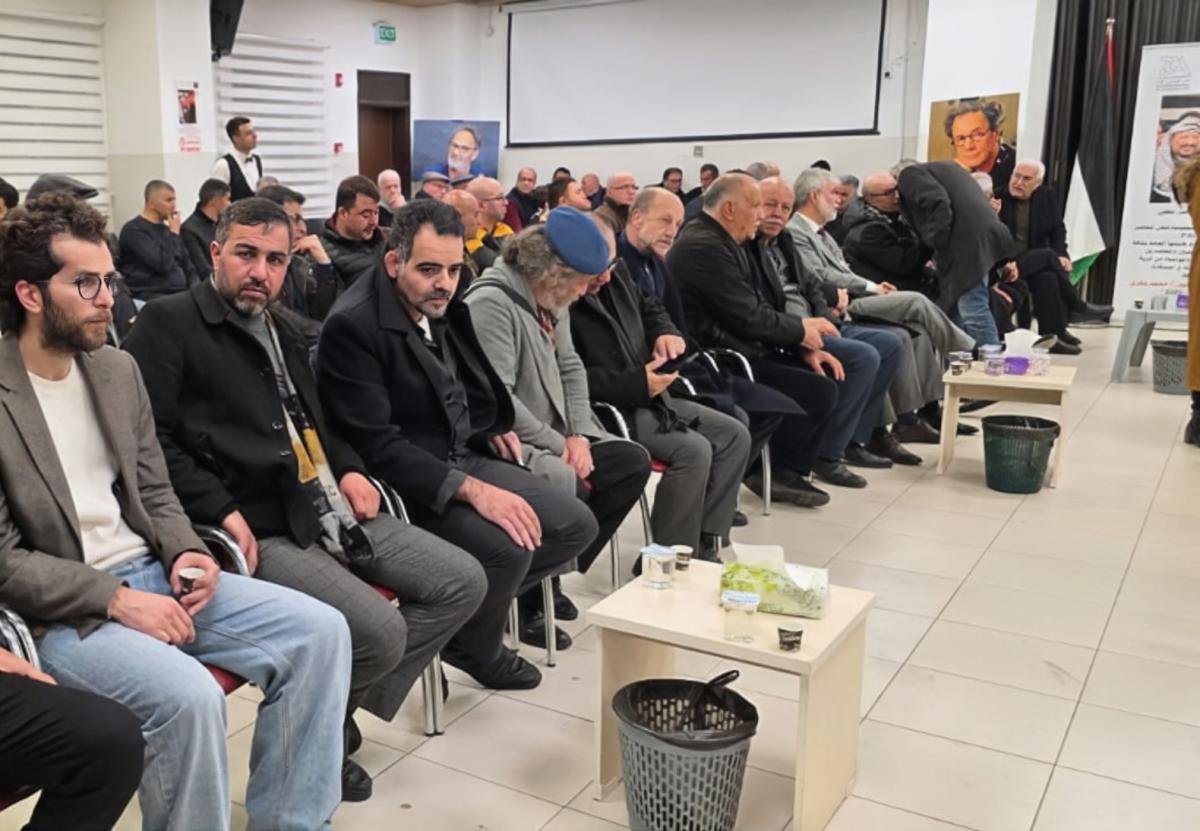 اليوم في رام الله وغدا في غزة: بيت عزاء برحيل الفنان الكبير محمد بكري (تصوير رفيق بكري)