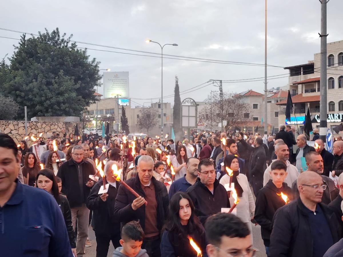 الهبة مستمرة: المئات يرفعون صوتهم في سخنين احتجاجًا على تفشي الجريمة