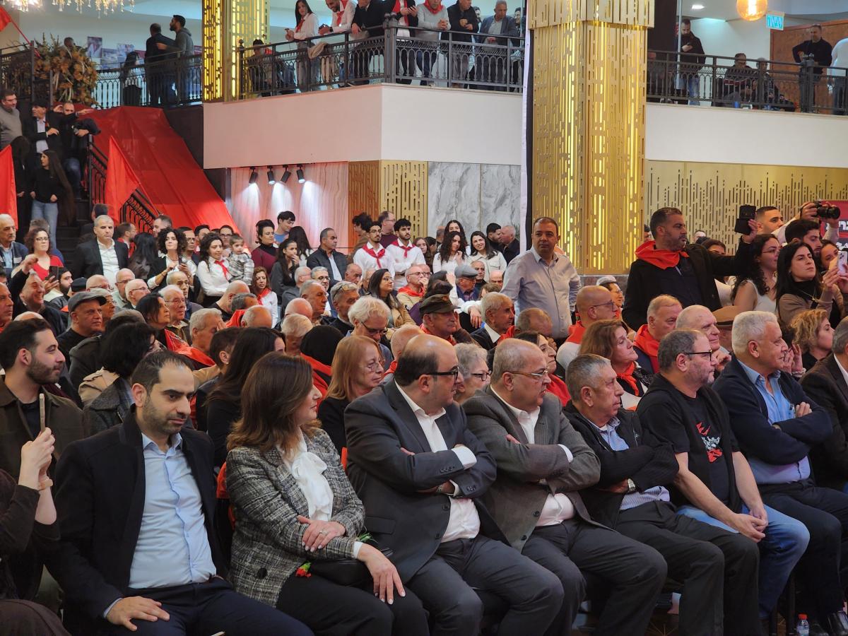 افتتاح المؤتمر الـ29 للحزب الشيوعي (تصوير الاتحاد)