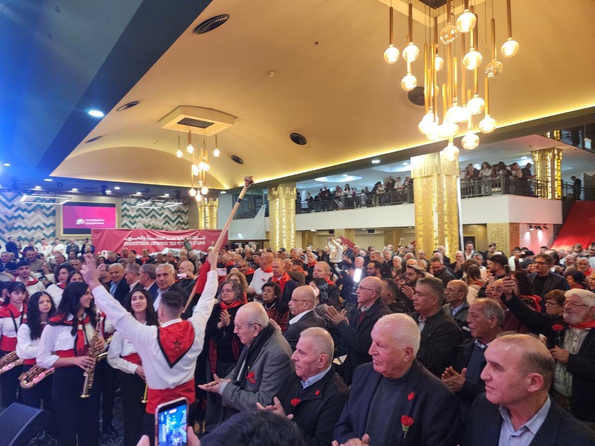 افتتاح المؤتمر الـ29 للحزب الشيوعي (تصوير الاتحاد)