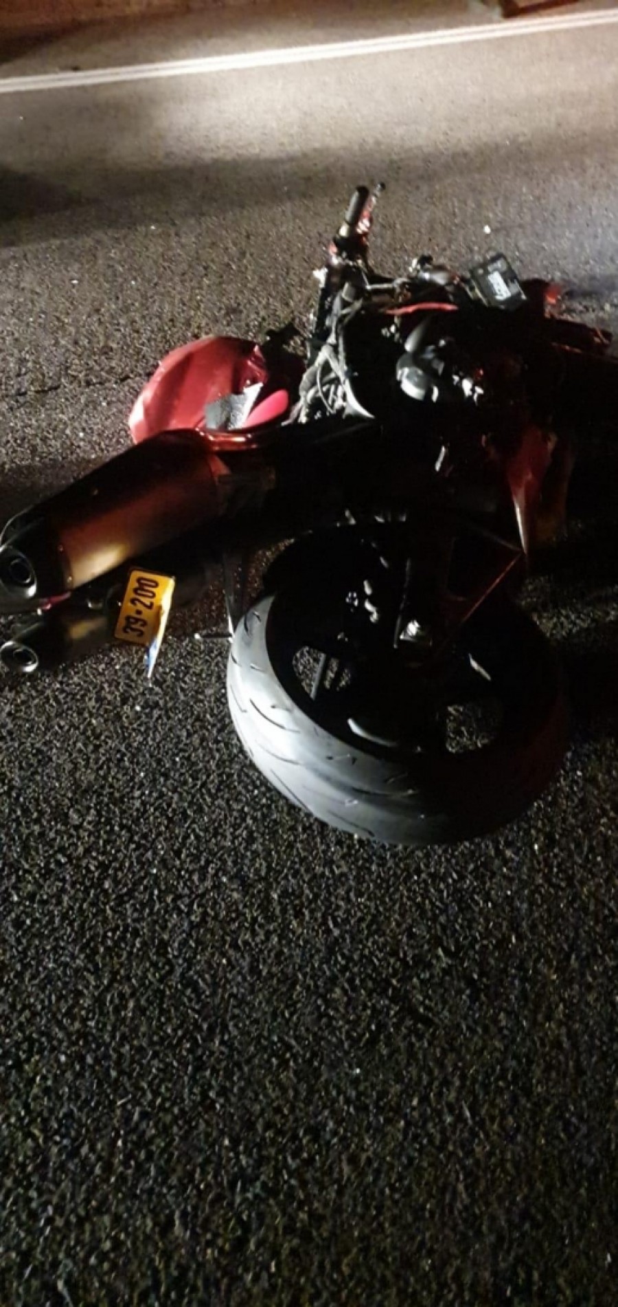 حادث الطرق بالقرب من مجد الكروم