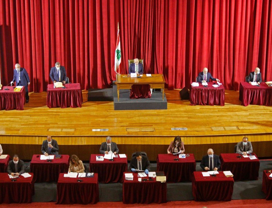 جلسة مجلس النواب في لبنان - تصوير شنخوا