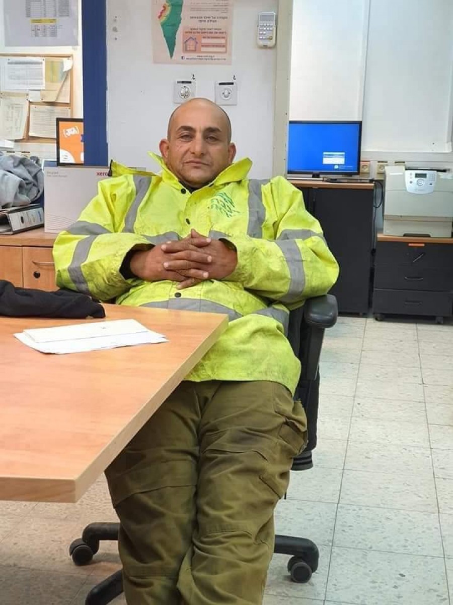 ضحيّة حادث العمل - عدنان فايز مزاريب من قريّة الزرازير