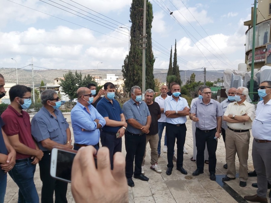 زيارة أضرحة الشهداء في الذكرى العشرين لهبّة أكتوبر - كفركنا