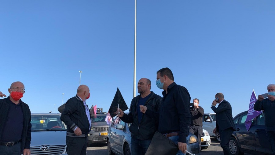 مسيرة السيارات الاحتجاجية ضد العنف