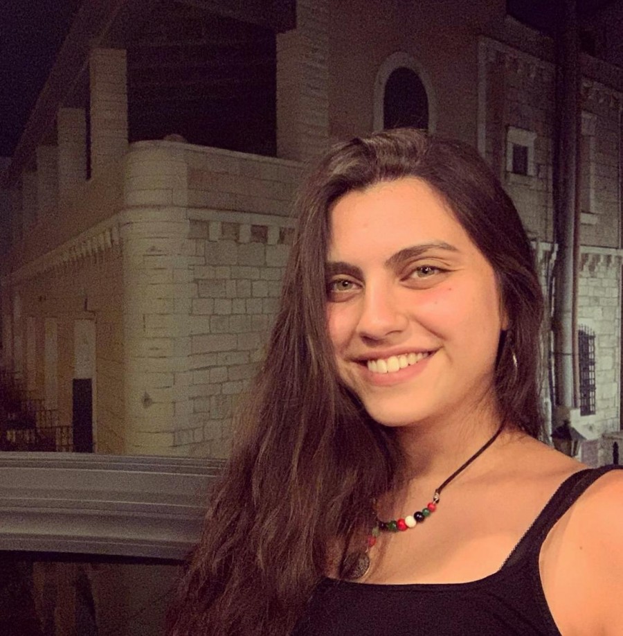 ليان محاميد طالبة علم نفس في جامعة القدس