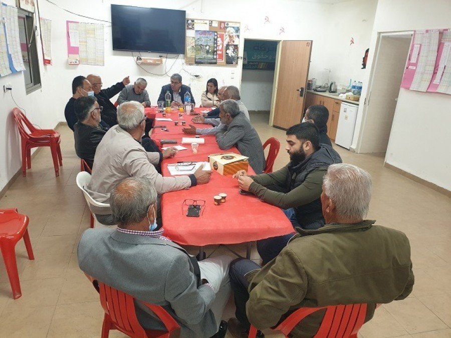منطقة شفاعمرو الحزبية تعقد اجتماعها التلخيصي بحضور الأمين العام للحزب الشيوعي 