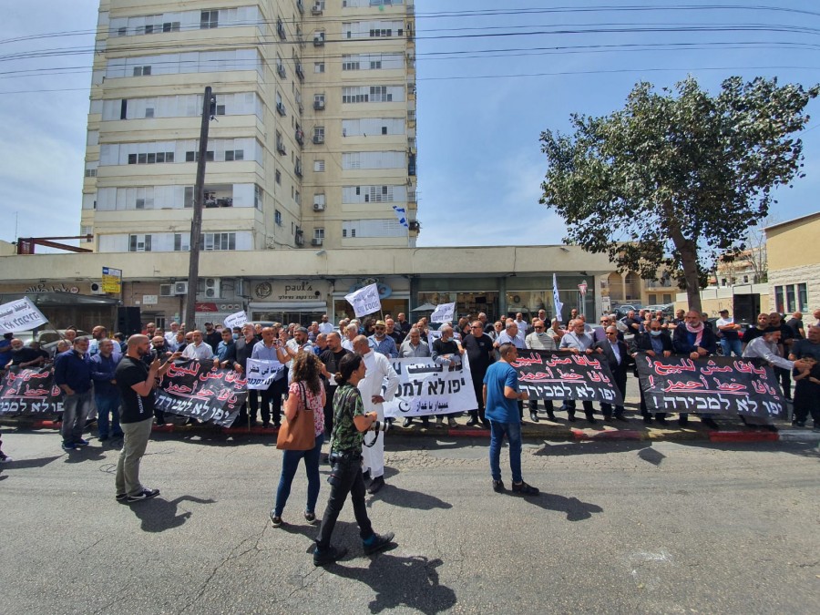 تظاهرة حاشدة للمتابعة في يافا تضامنا مع الأهالي في مواجهتهم لمخططات الاقتلاع
