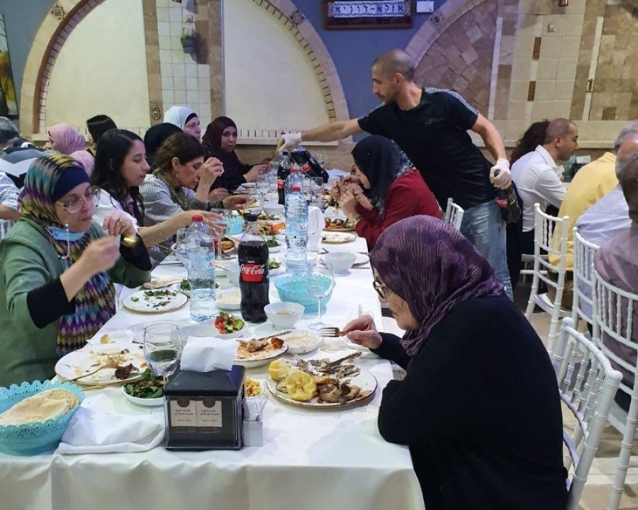 إفطار جماعي رمضاني للجان مجلس العمال في المثلث الجنوبي