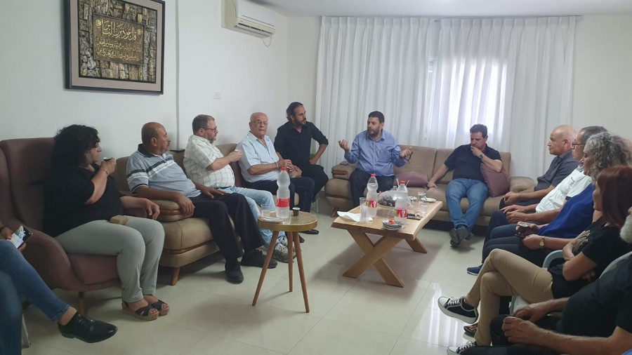 نواب الجبهة خلال زيارتهم للد: رفيفو يستهدف الوجود العربي في المدينة ويدعم ارهاب "النواة التوراتية" ضد المواطنين العرب 