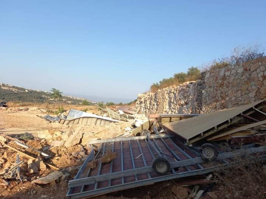 عمليات هدم لمنازل ضيافة في يركا