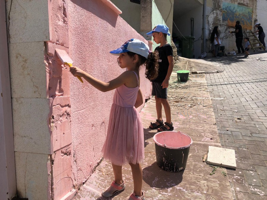 عمل تطوعي للشبيبة في أم الفحم