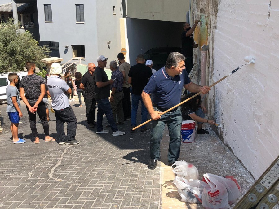 عمل تطوعي للشبيبة في أم الفحم