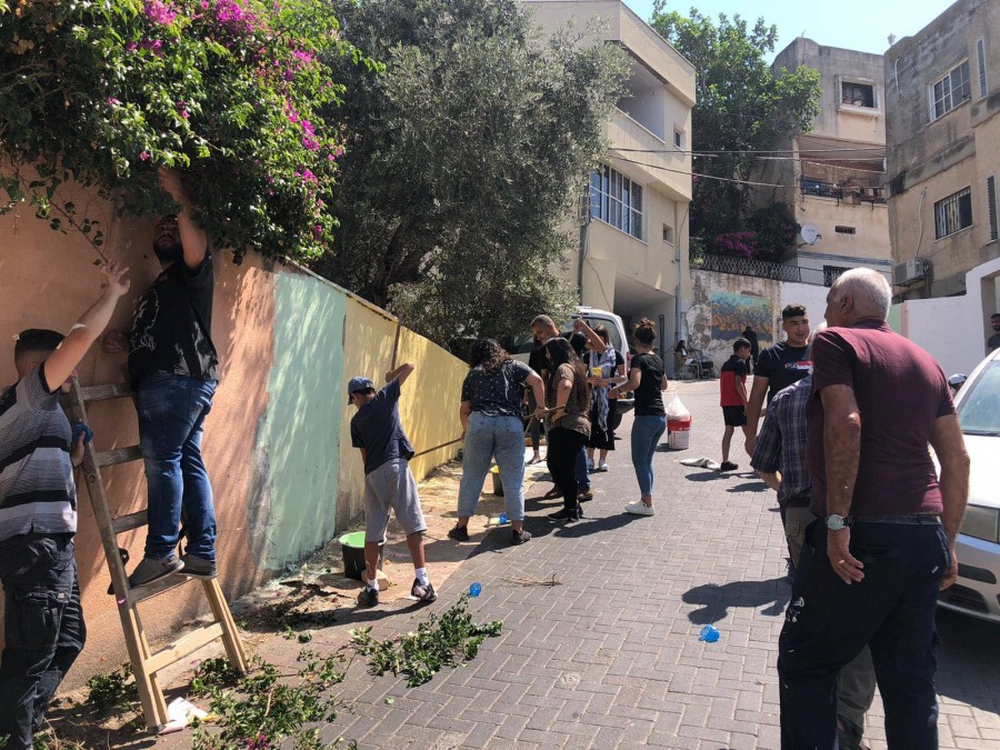 عمل تطوعي للشبيبة في أم الفحم