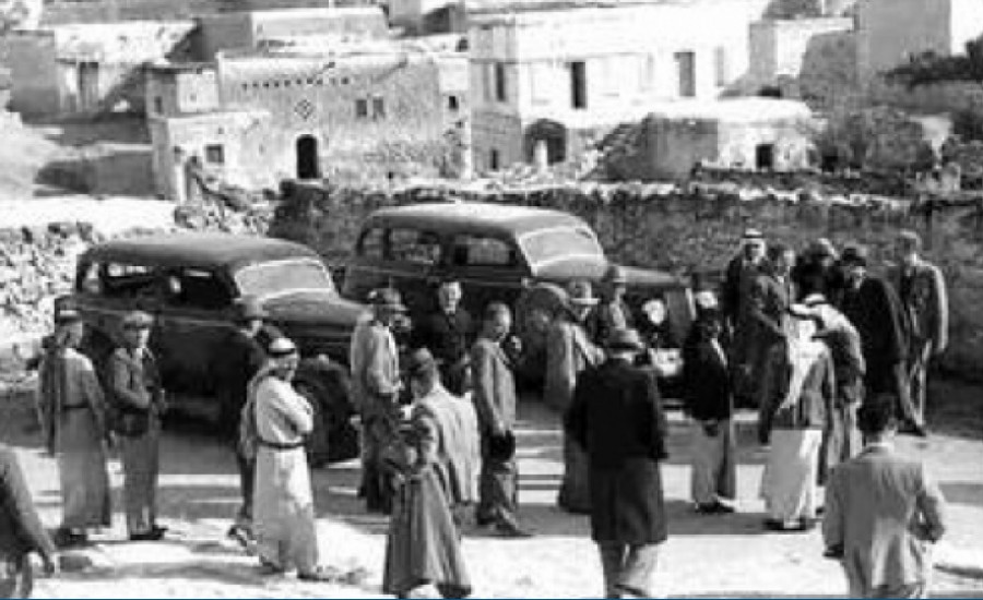 رئيس المتابعة بركة يدعو لترميم مقبرة قرية صبارين المهجّرة بعد أعمال تخريب خطيرة