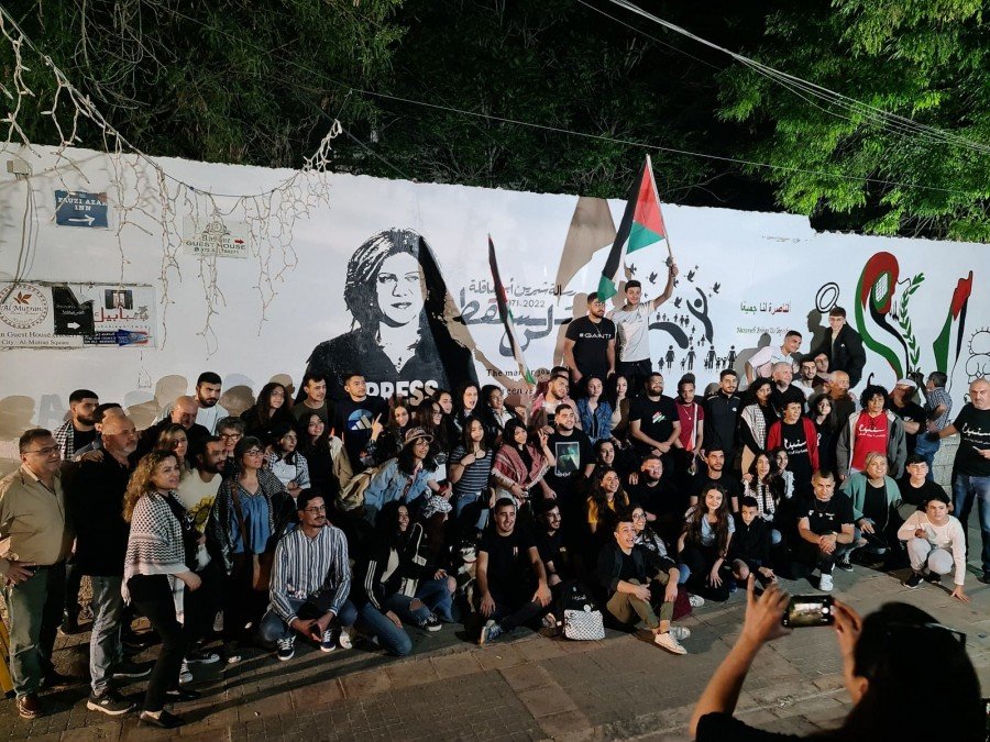 جداريتان في الناصرة ويافة الناصرة تخليدًا للشهيدة شيرين أبو عاقلة