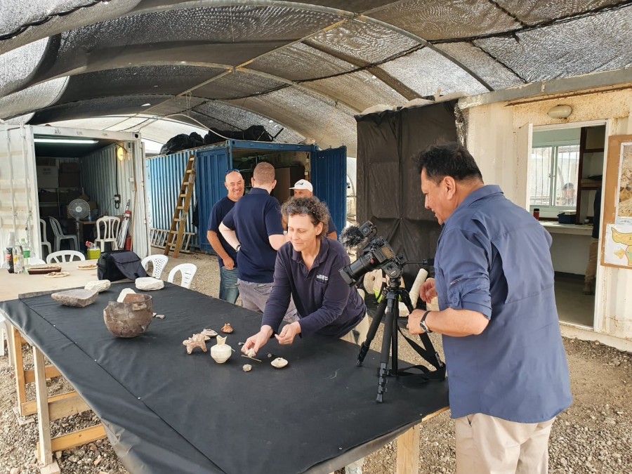 العثور على مسجد قديم في رهط