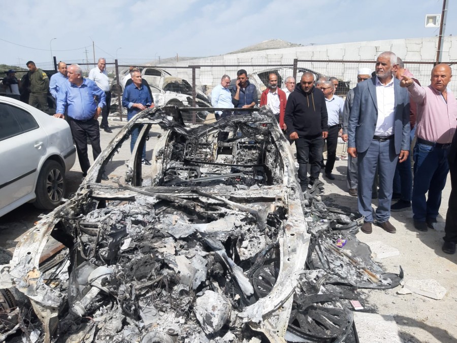 وفد المتابعة الكبير في حوارة:  لسنا متضامنين نحن أصحاب قضية في مواجهة جرائم الاحتلال وادواته