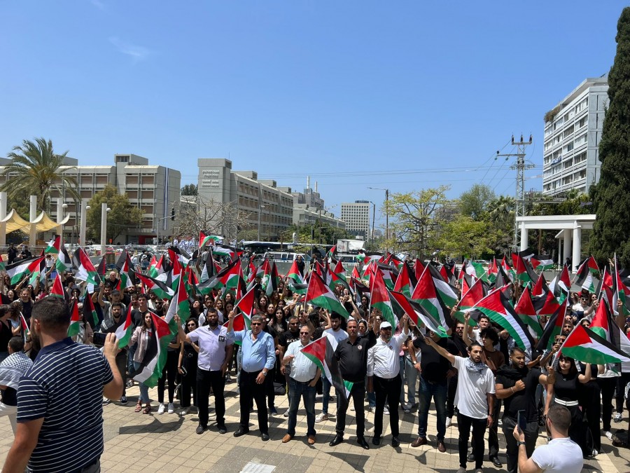 مئات الطلاب يحيون الذكرى الـ75 لنكبة شعبنا في جامعة تل أبيب