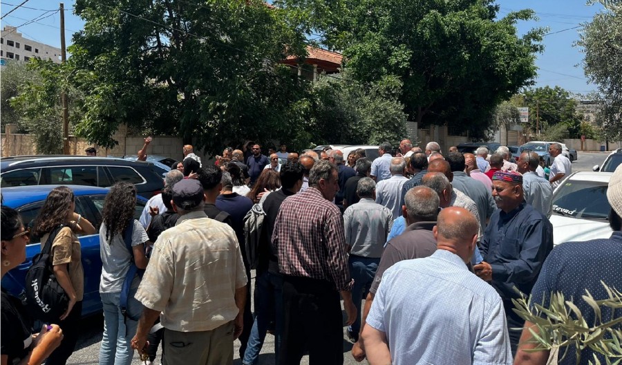 .زيارة وفد الحزب والجبهة لمخيم جنين