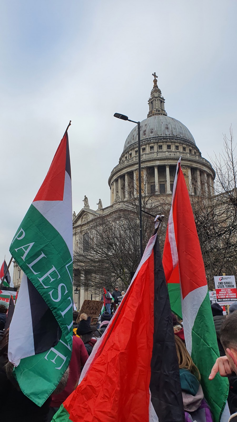 لندن مظاهرة مع غزة 3 كانون ثاني 24